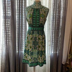 Women’s halter top knee length dress